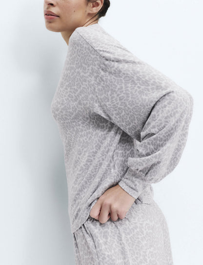 Desenli Pijama Takımı