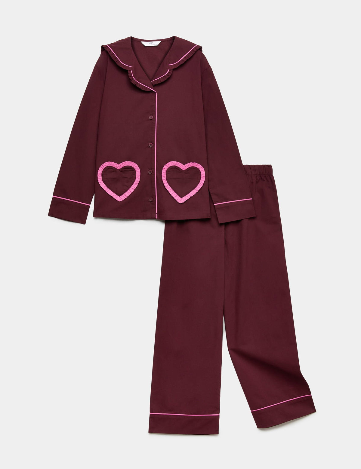 Saf Pamuk Brunch Club Çocuk Pijama Takımı
