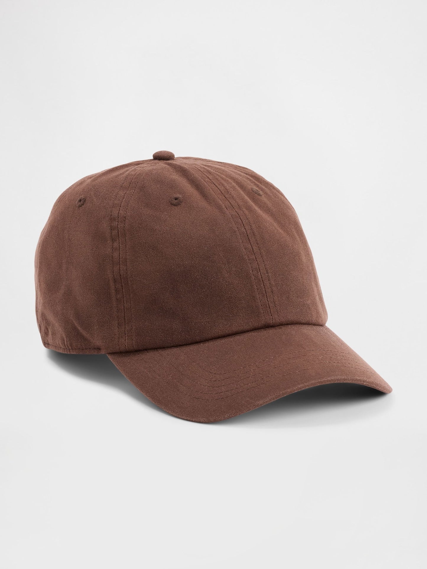Kahverengi Waxed Canvas Beyzbol Şapka