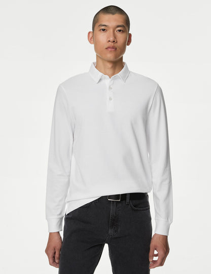 Regular Fit Uzun Kollu Polo T-shirt