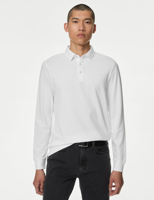 Regular Fit Uzun Kollu Polo T-shirt