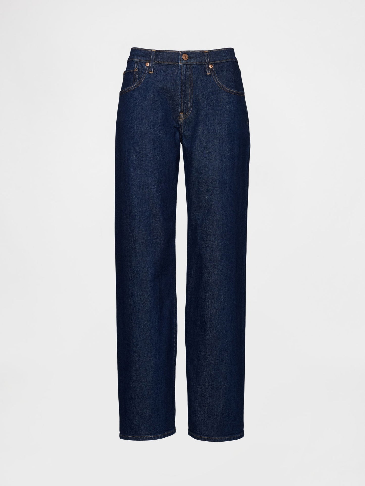 Koyu Mavi Low Rise '90s Jean Pantolon