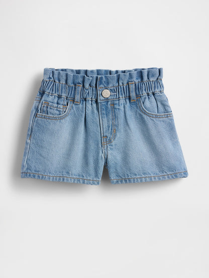 Açık Mavi Ultrasoft Denim Stride Şort