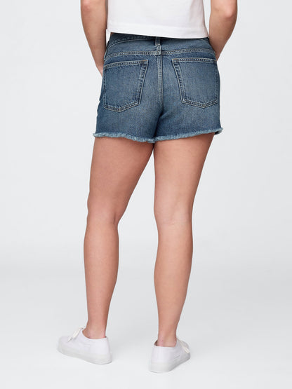 Mavi 4 Mid Rise Ultrasoft Relaxed Şort