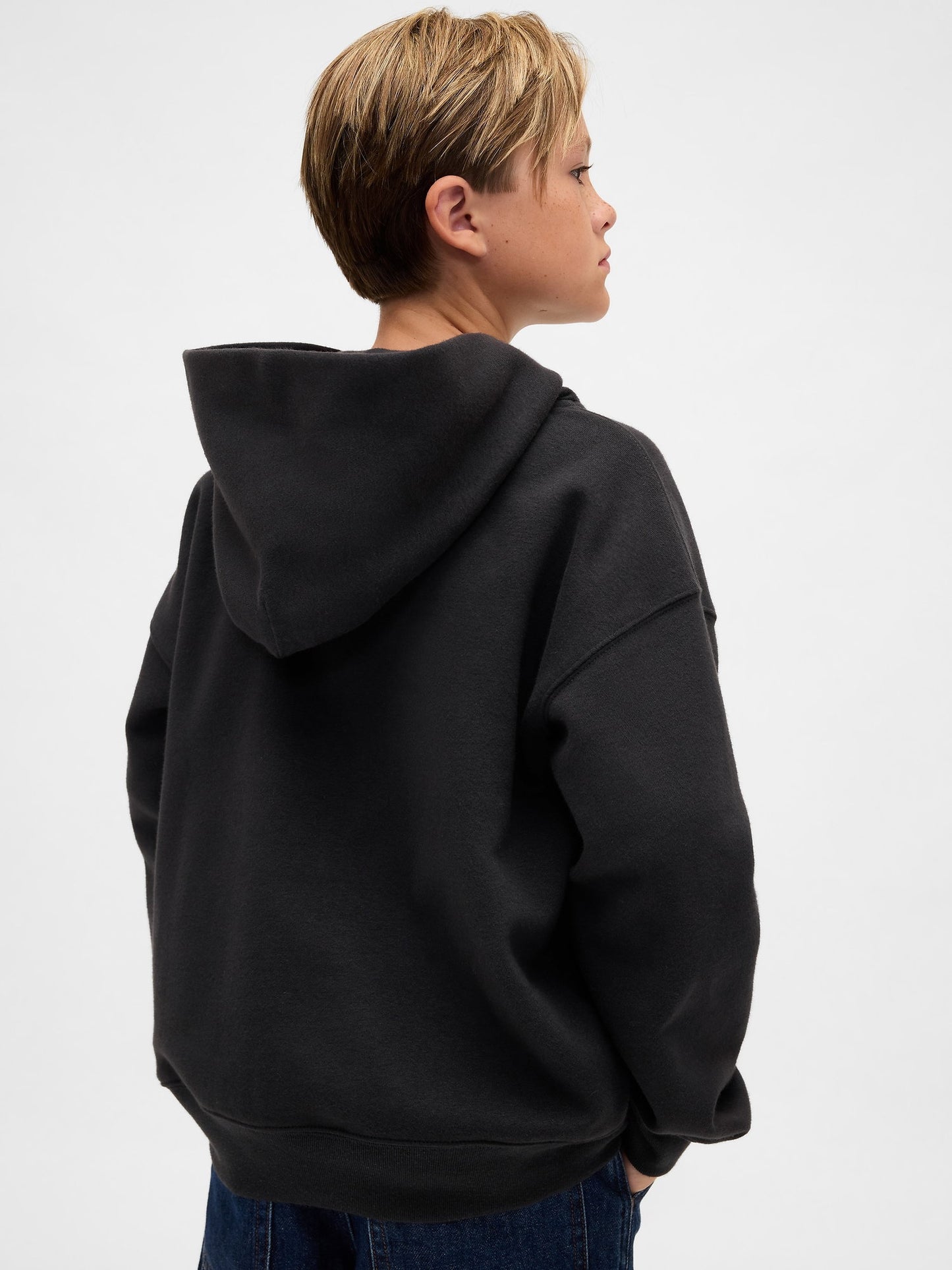 Siyah Stranger Things Vintagesoft Grafik Baskılı Sweatshirt