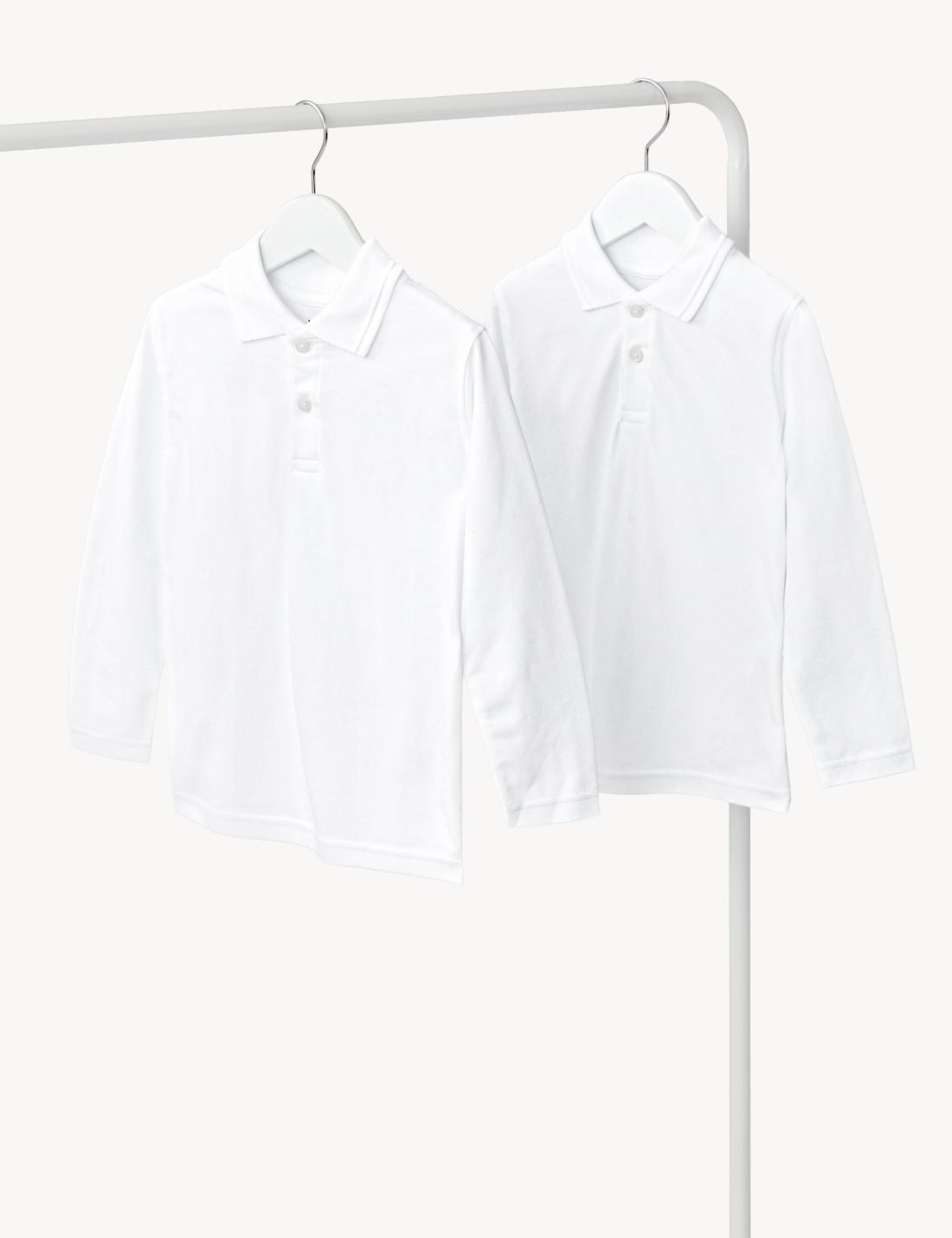 Saf Pamuklu 2'li Polo Yaka T-shirt (2-18 Yaş)