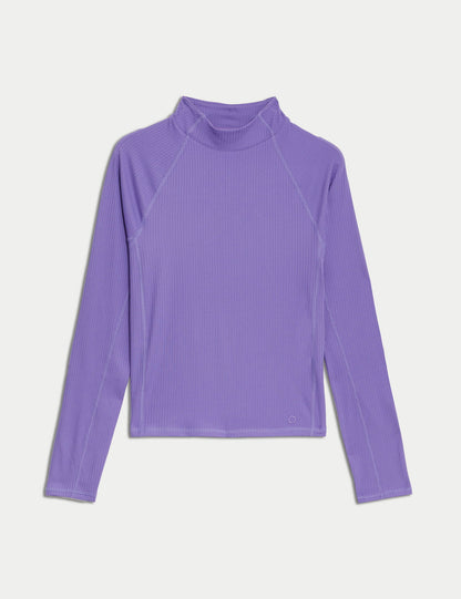 Cool Comfort:trade_mark: Fitilli Uzun Kollu Crop Top