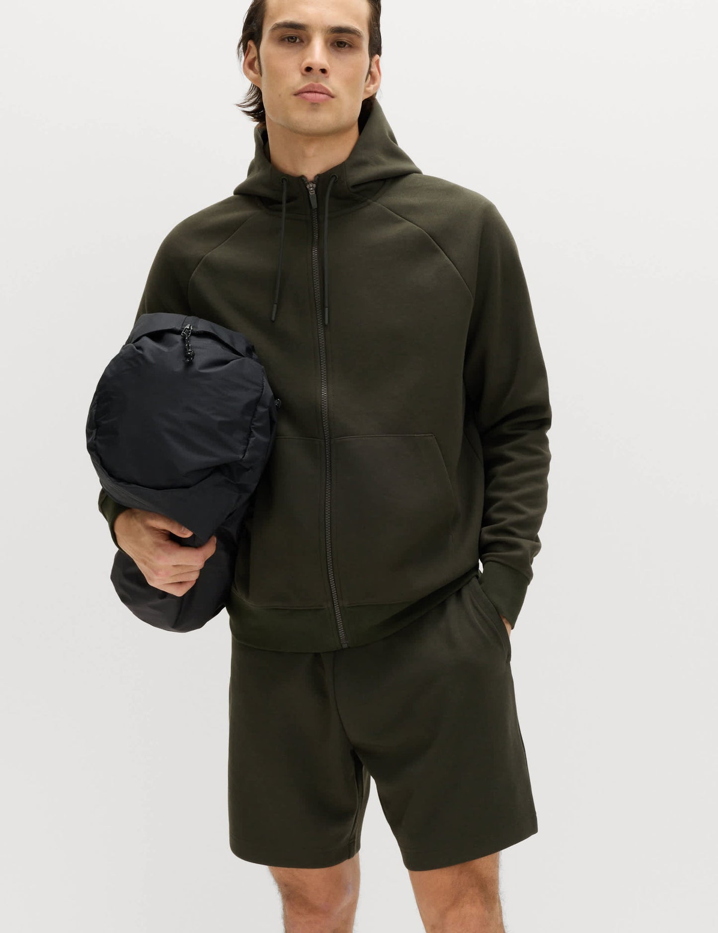 Fermuarlı Kapüşonlu Hoodie
