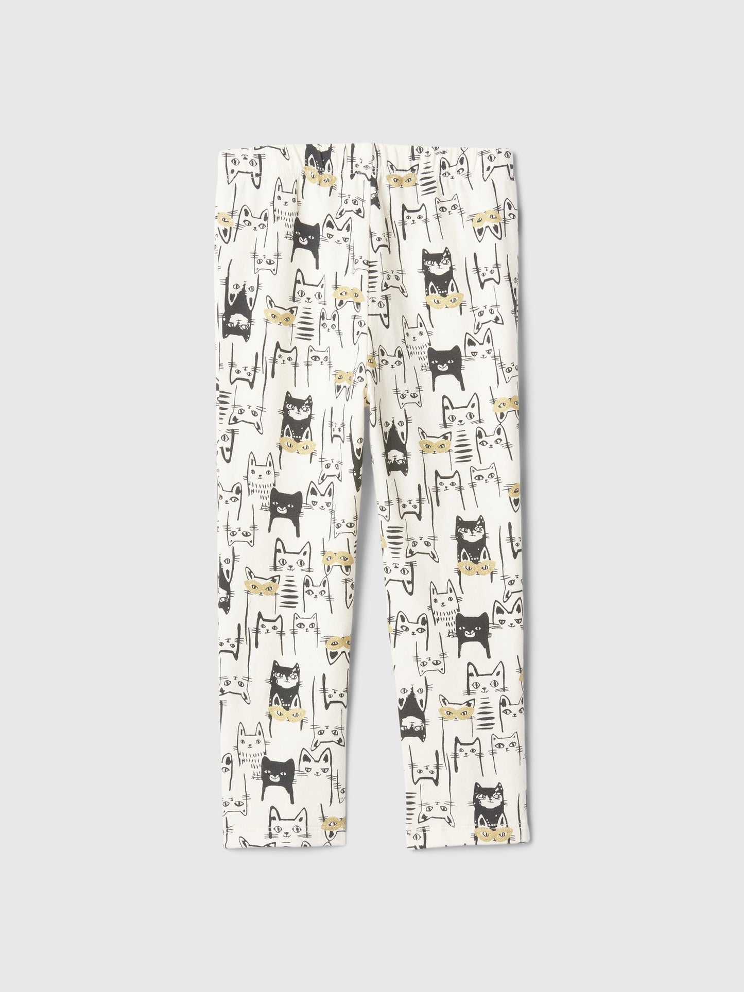 Kırık Beyaz Desenli Legging Tayt