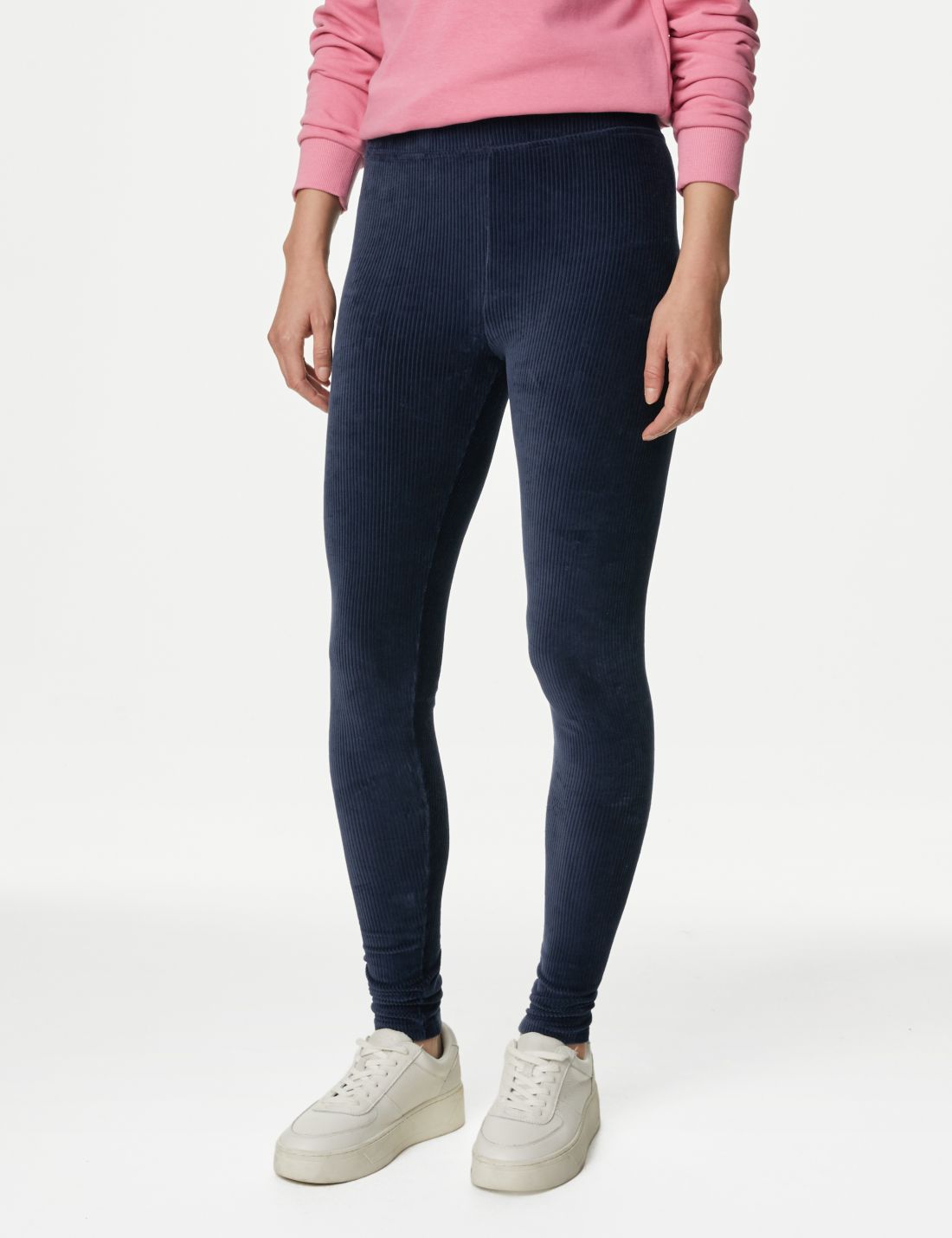 Yüksek Bel Kadife Legging Tayt
