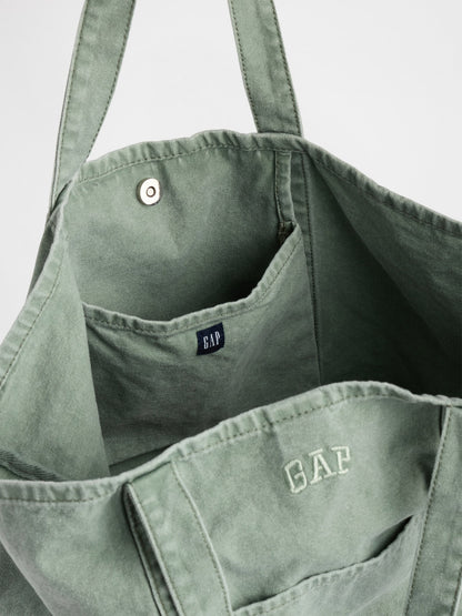 Yeşil Gap Logo Tote Çanta