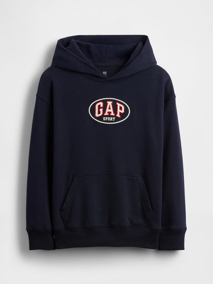 Lacivert Vintagesoft Terry Sport Logo Sweatshirt