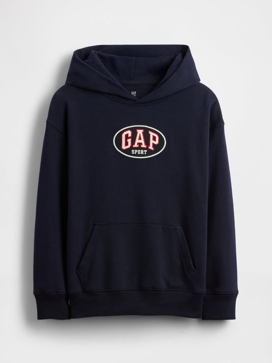 Lacivert Vintagesoft Terry Sport Logo Sweatshirt