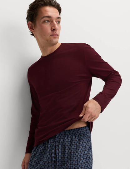 Saf Pamuklu Geometrik Desenli Pijama Takımı
