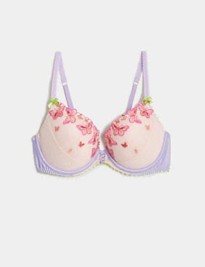Aurelia Işleme Detaylı Destekli Push Up Sütyen