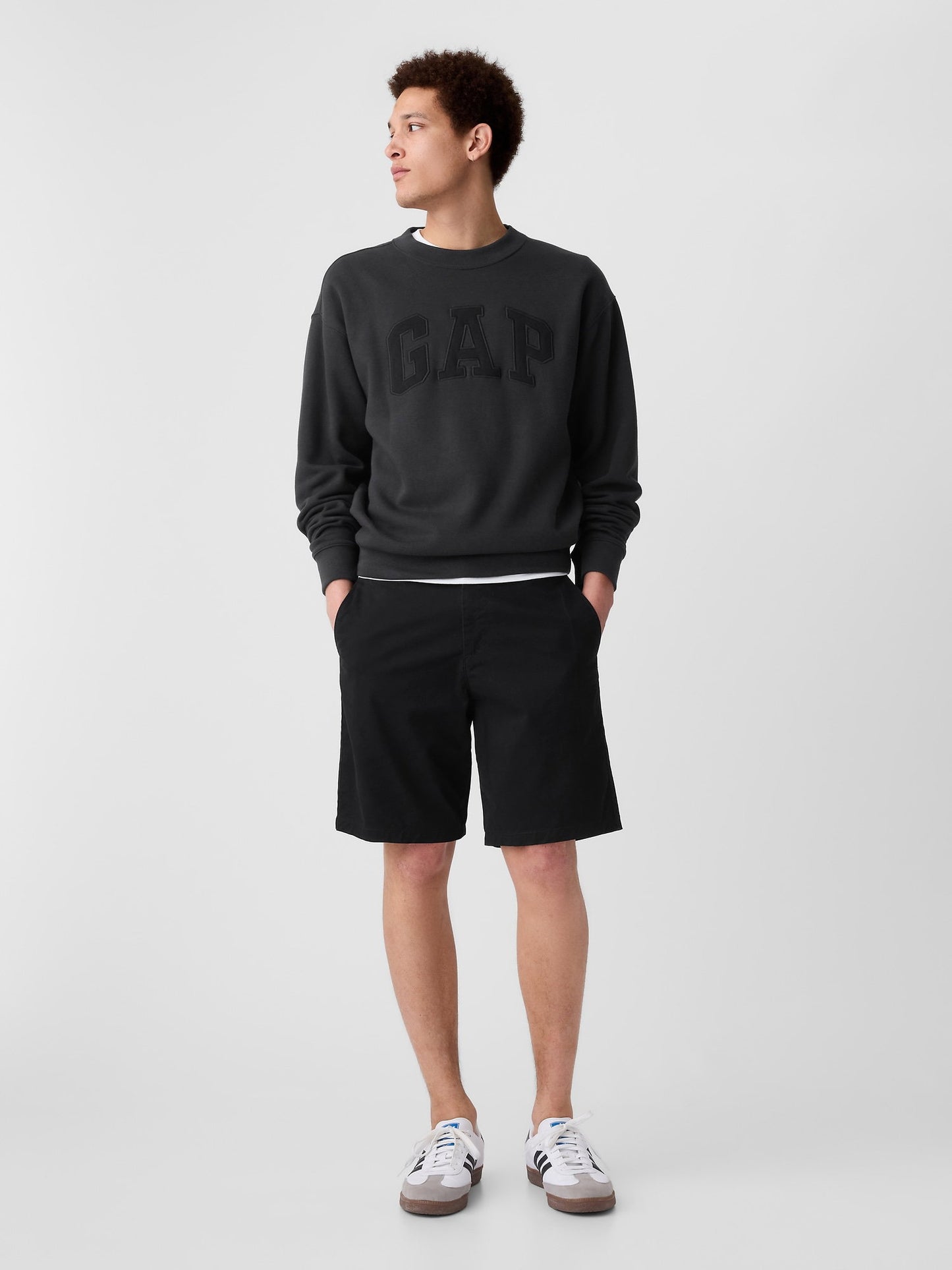 Siyah Essential Khaki Şort
