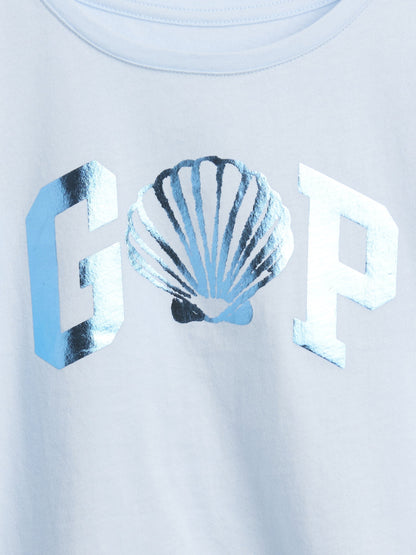 Açık Mavi Gap Logo T-shirt