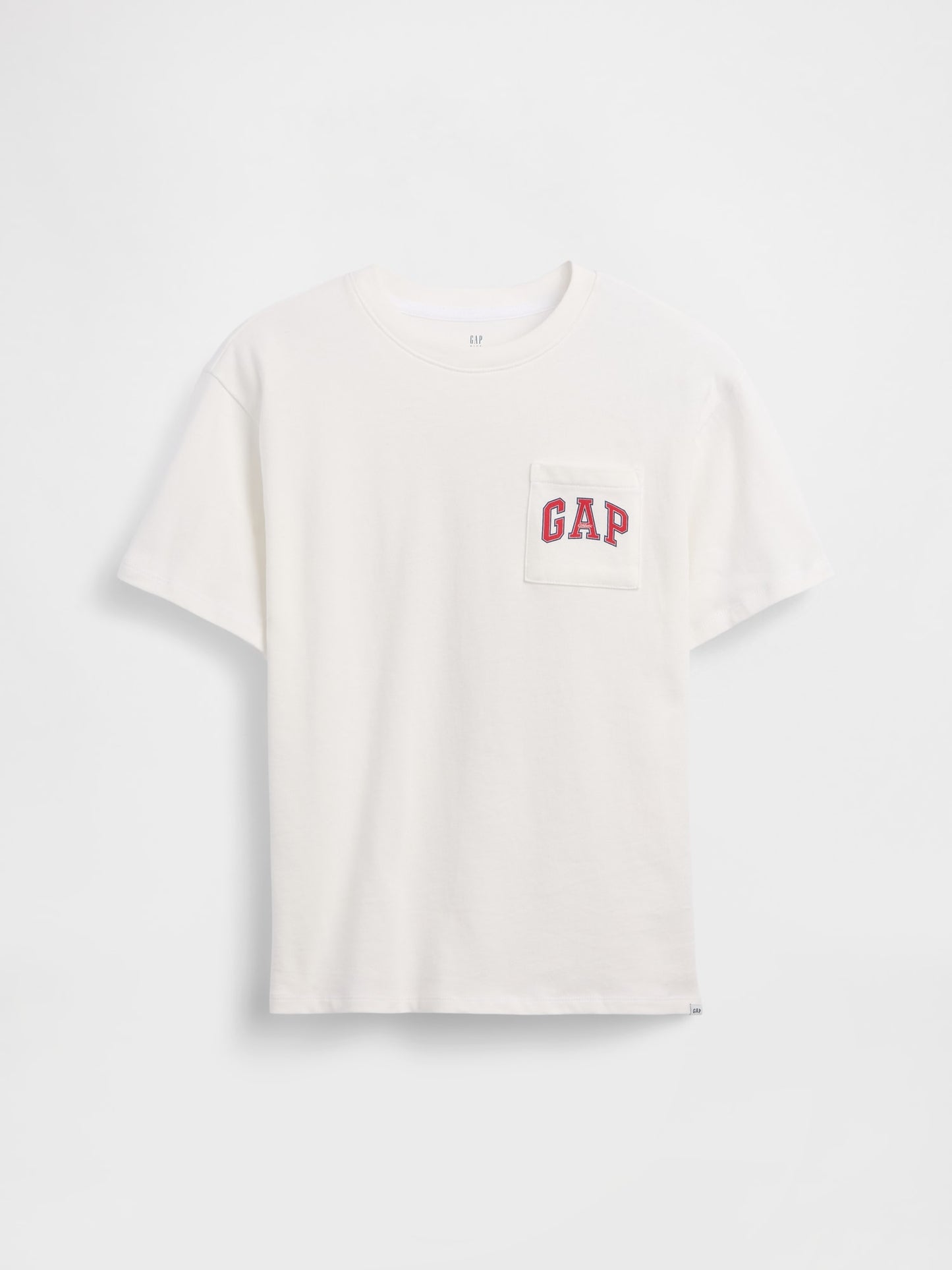 Beyaz Heavyweight Relaxed Gap Logo T-shirt