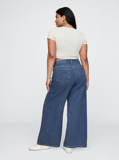 Mavi Mid Rise Ultrasoft Baggy Jean Pantolon