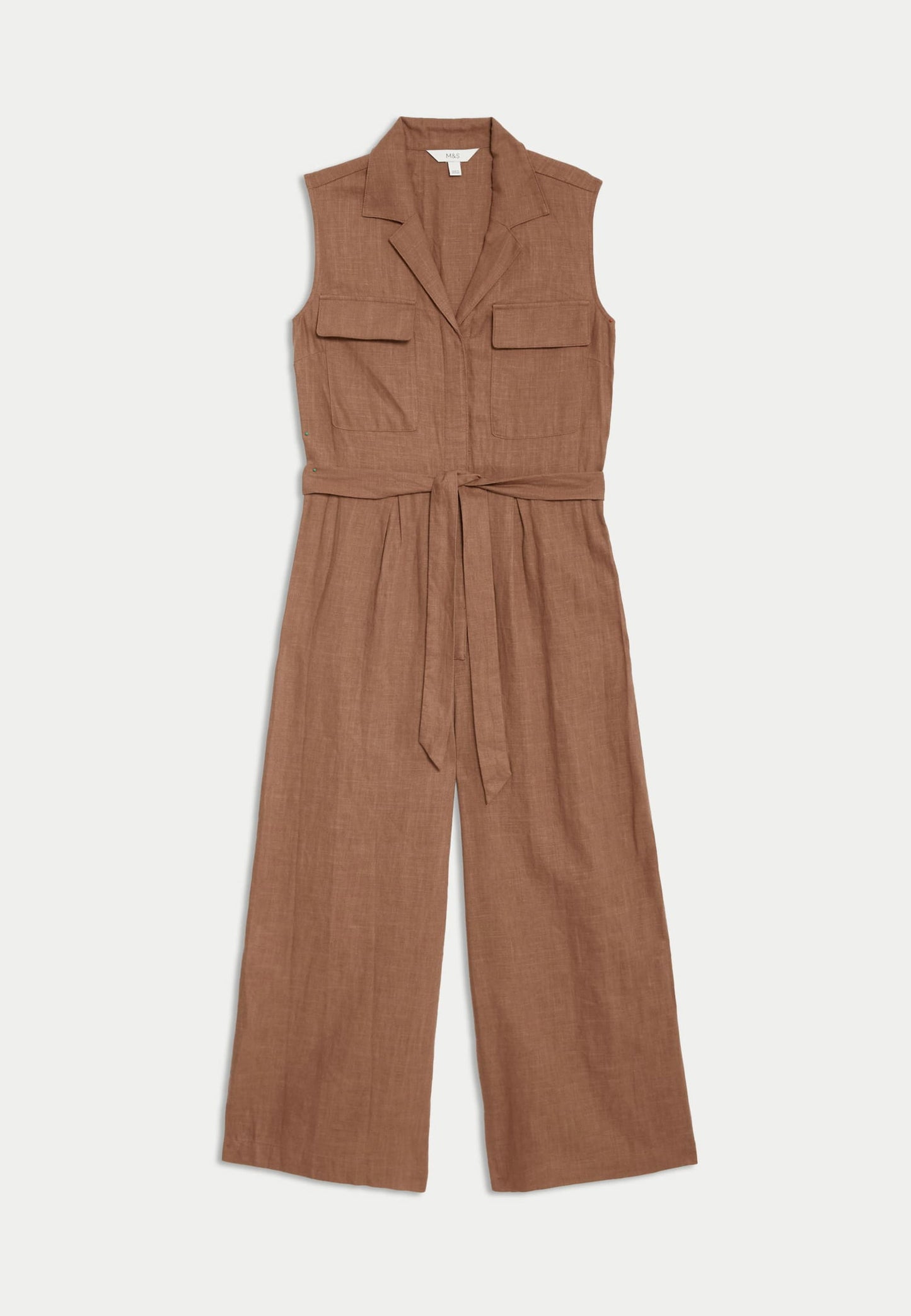 Regular Fit Utility Keten Tulum