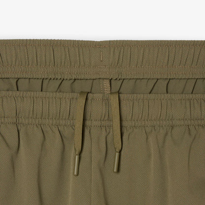 Lacoste Erkek Regular Fit Fermuarlı Baskılı Haki Eşofman Takımı