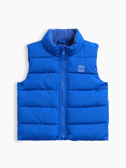 Kobalt Mavisi Puffer Şişme Yelek