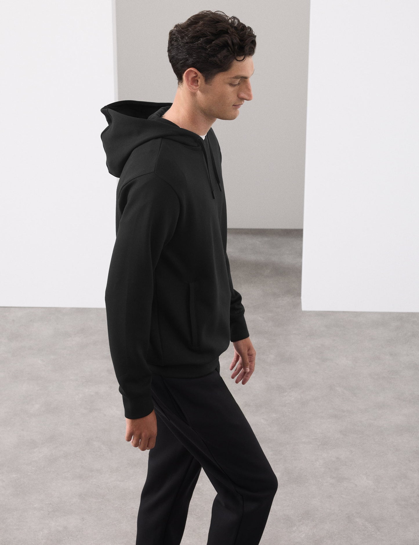 Modal Karışımlı Kapüşonlu Sweatshirt