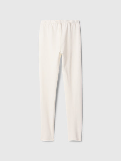 Kırık Beyaz Stretch Jersey Legging Tayt