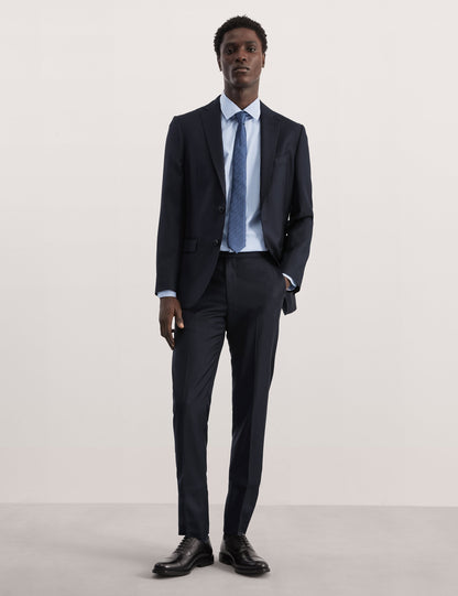 Tailored Fit Klasik Saf Yün Ceket