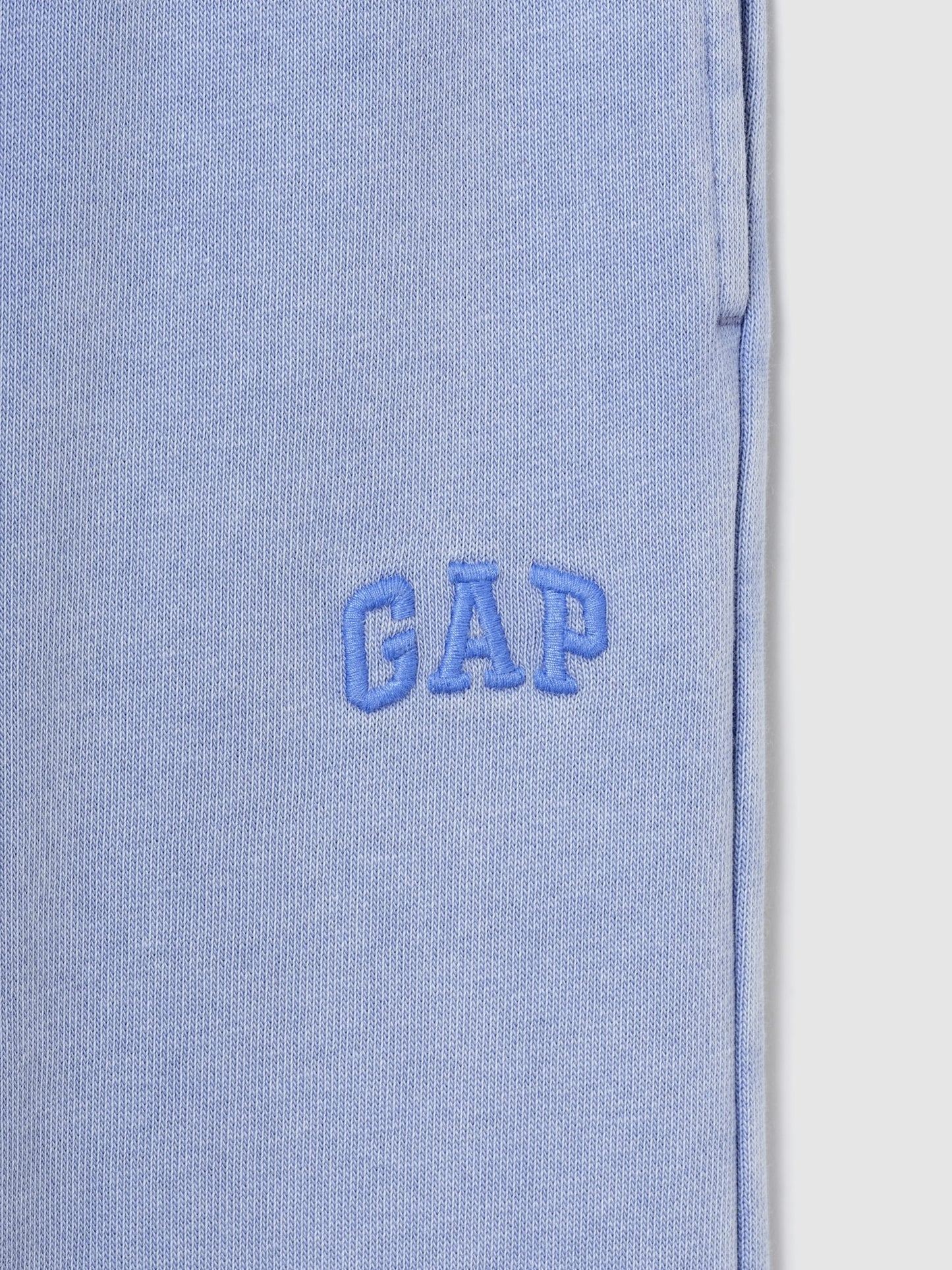 Açık Mavi Fransız Havlu Kumaş 1969 Logo Baggy Eşofman Altı