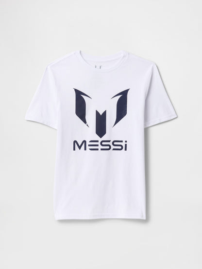Beyaz Messi Grafik T-shirt