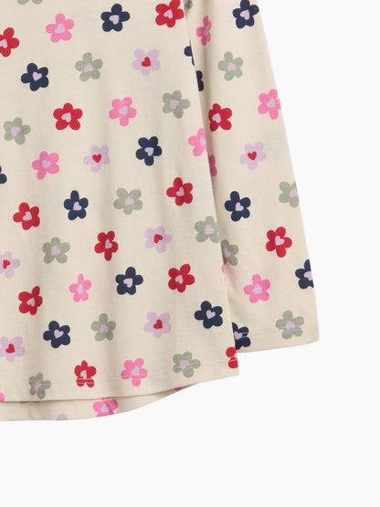 Bej Puff Sleeve T-shirt