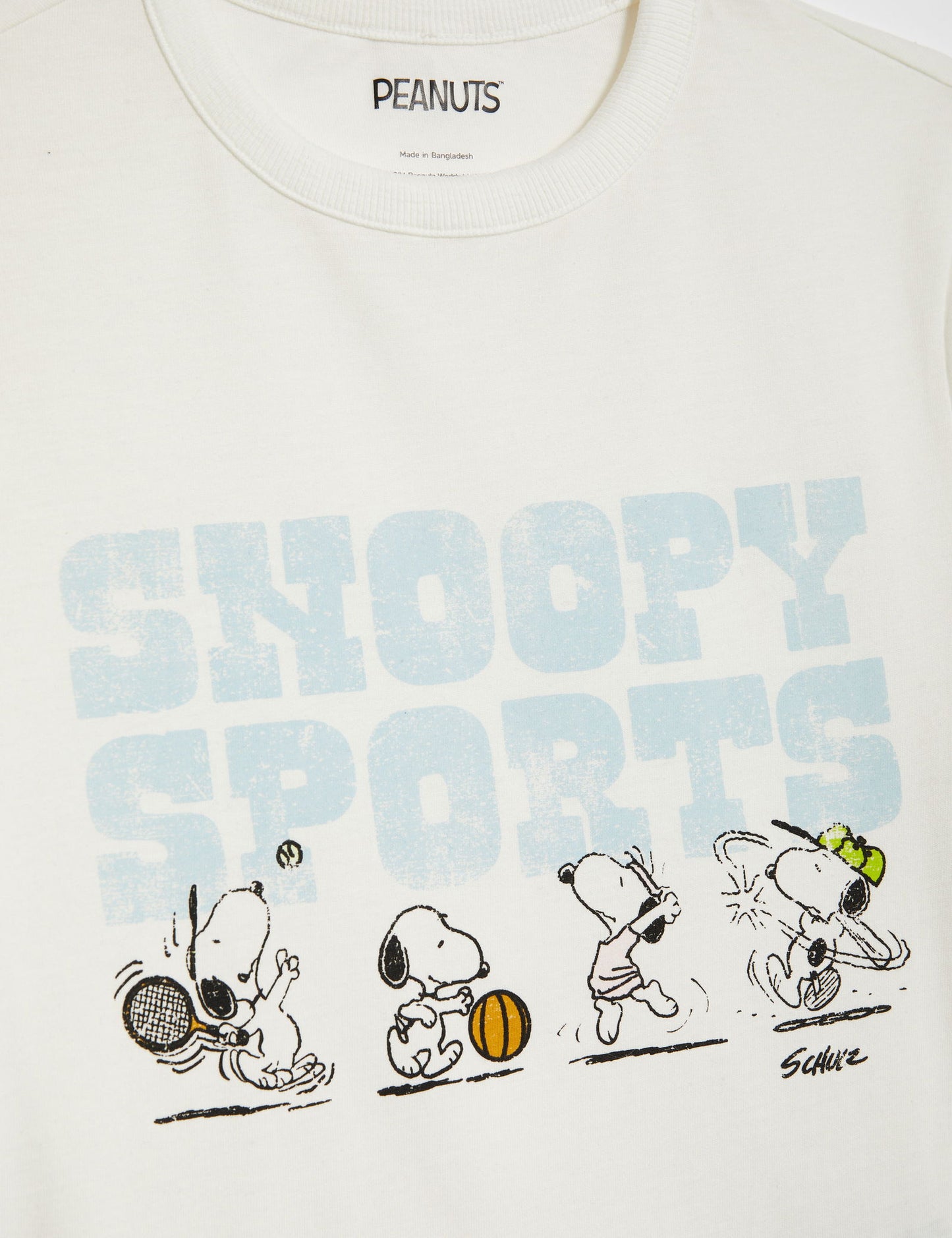 Saf Pamuklu Snoopy T-shirt (6-16 Yaş)
