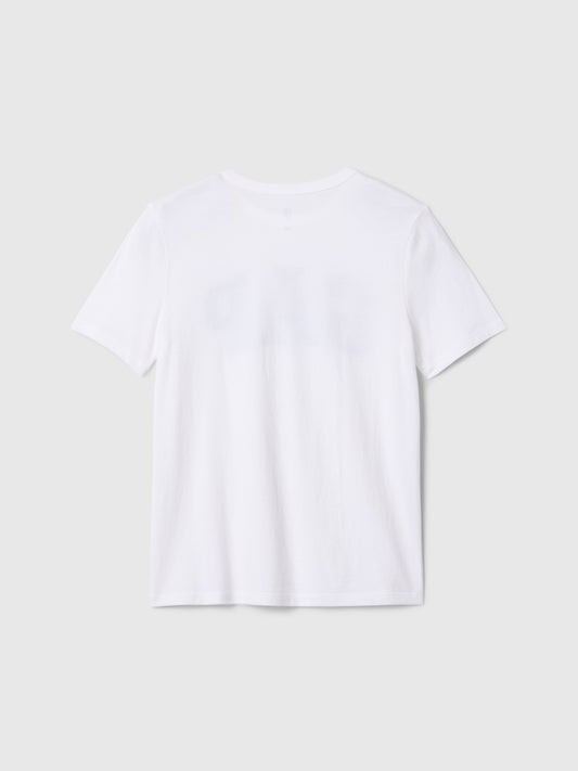 Beyaz Gap Logo T-shirt