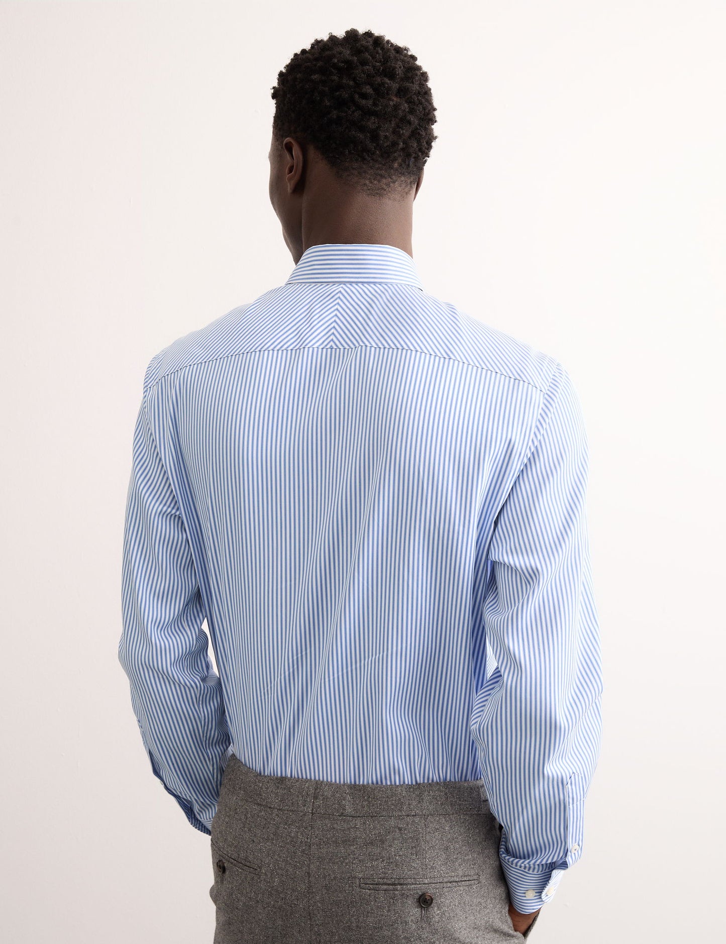 Saf Pamuklu Tailored Fit Uzun Kollu Gömlek