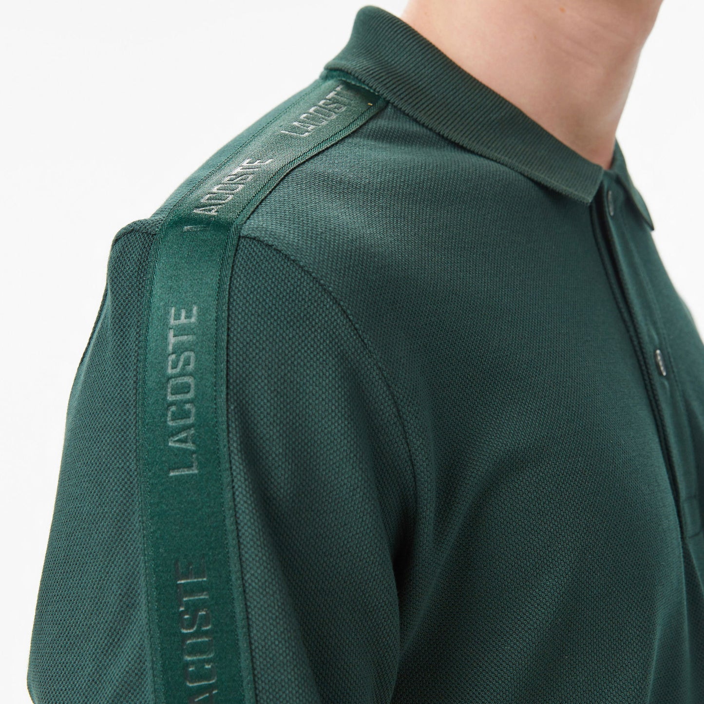 Lacoste Erkek Regular Fit Uzun Kollu Koyu Yeşil Polo