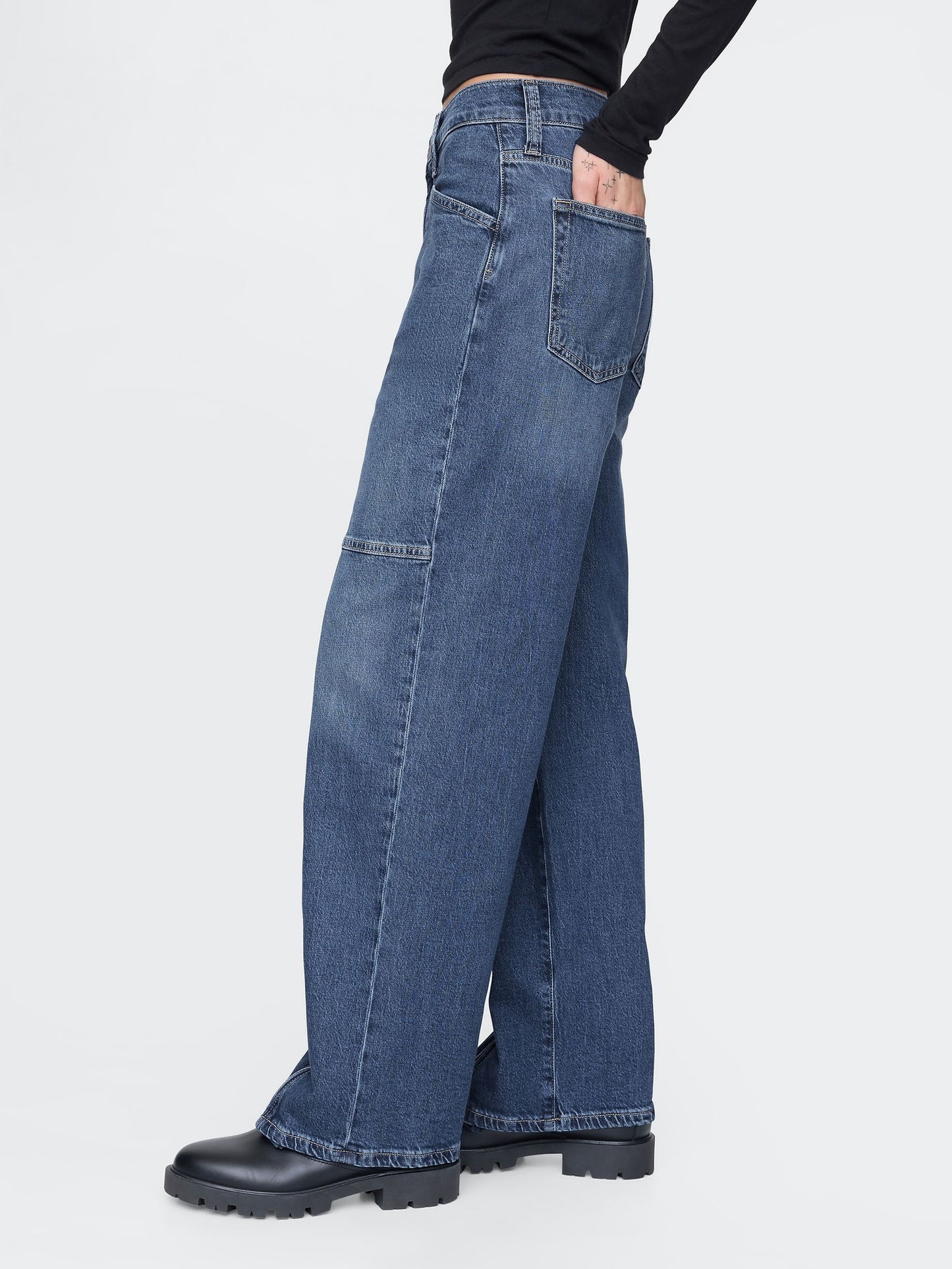 Mavi Mid Rise 90s Loose Jean Pantolon