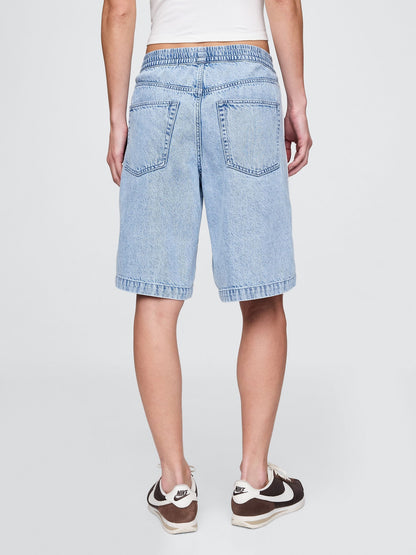 Denim Mavi 11 Mid Rise Ultrasoft Easy Denim Şort