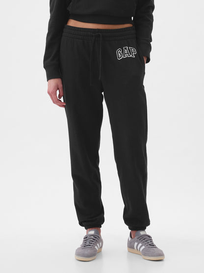 Açık Gri Gap Logo Jogger Havlu Kumaş Eşofman Altı