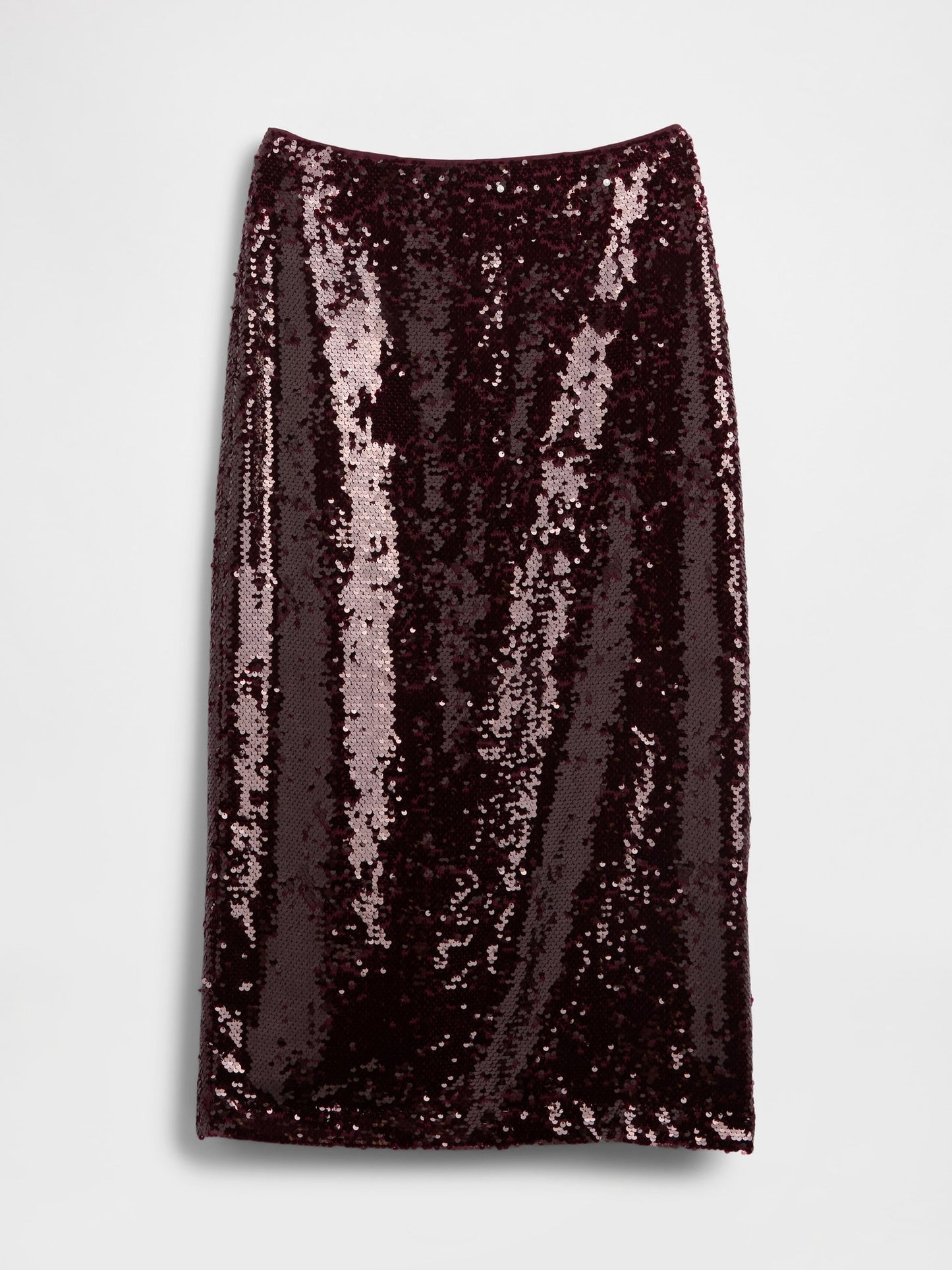 Lacivert Sequin Maxi Etek