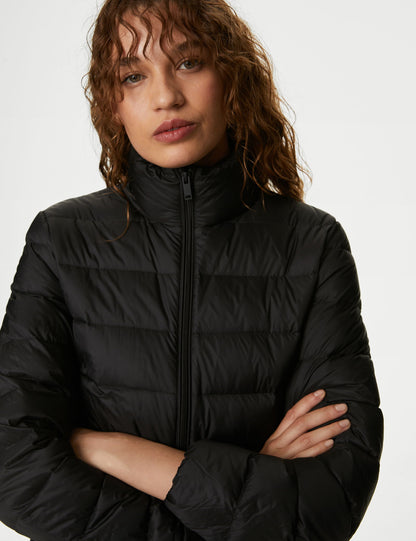 Feather & Down Kuş Tüyü Karışımlı Puffer Mont