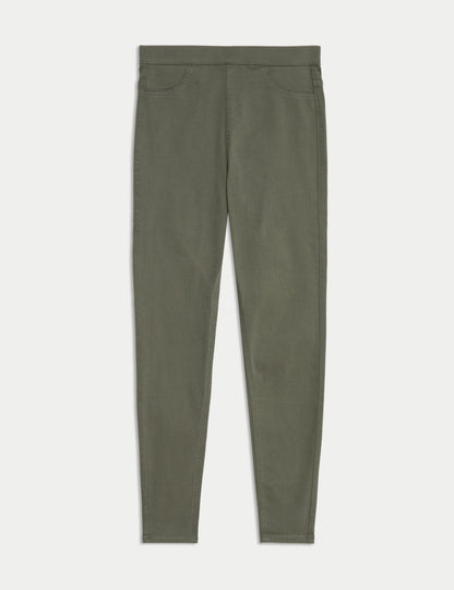 Yüksek Bel Jegging Jean Pantolon