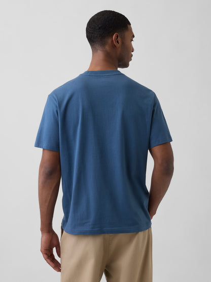 Mavi Everyday Soft Relaxed Gap Grafik Baskılı T-shirt