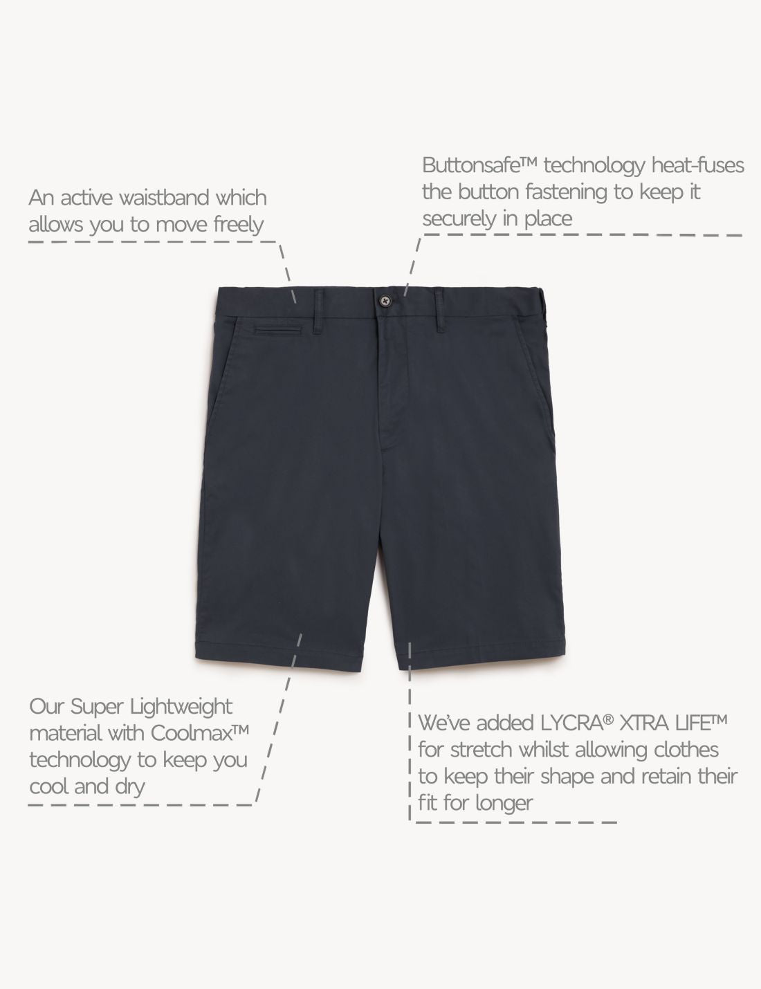 Regular Fit Chino Şort