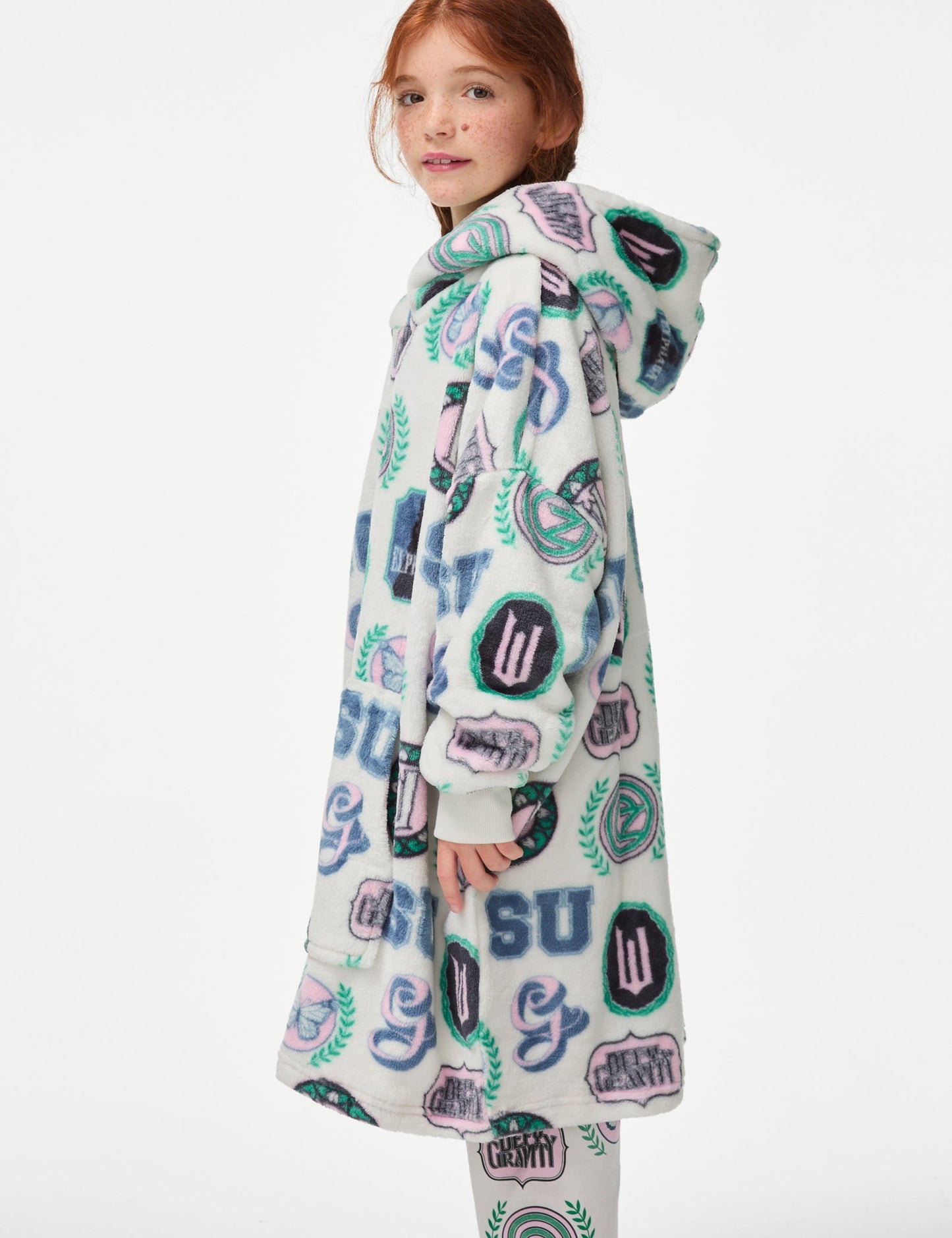 Wicked™ Oversize Pelüş Hoodie