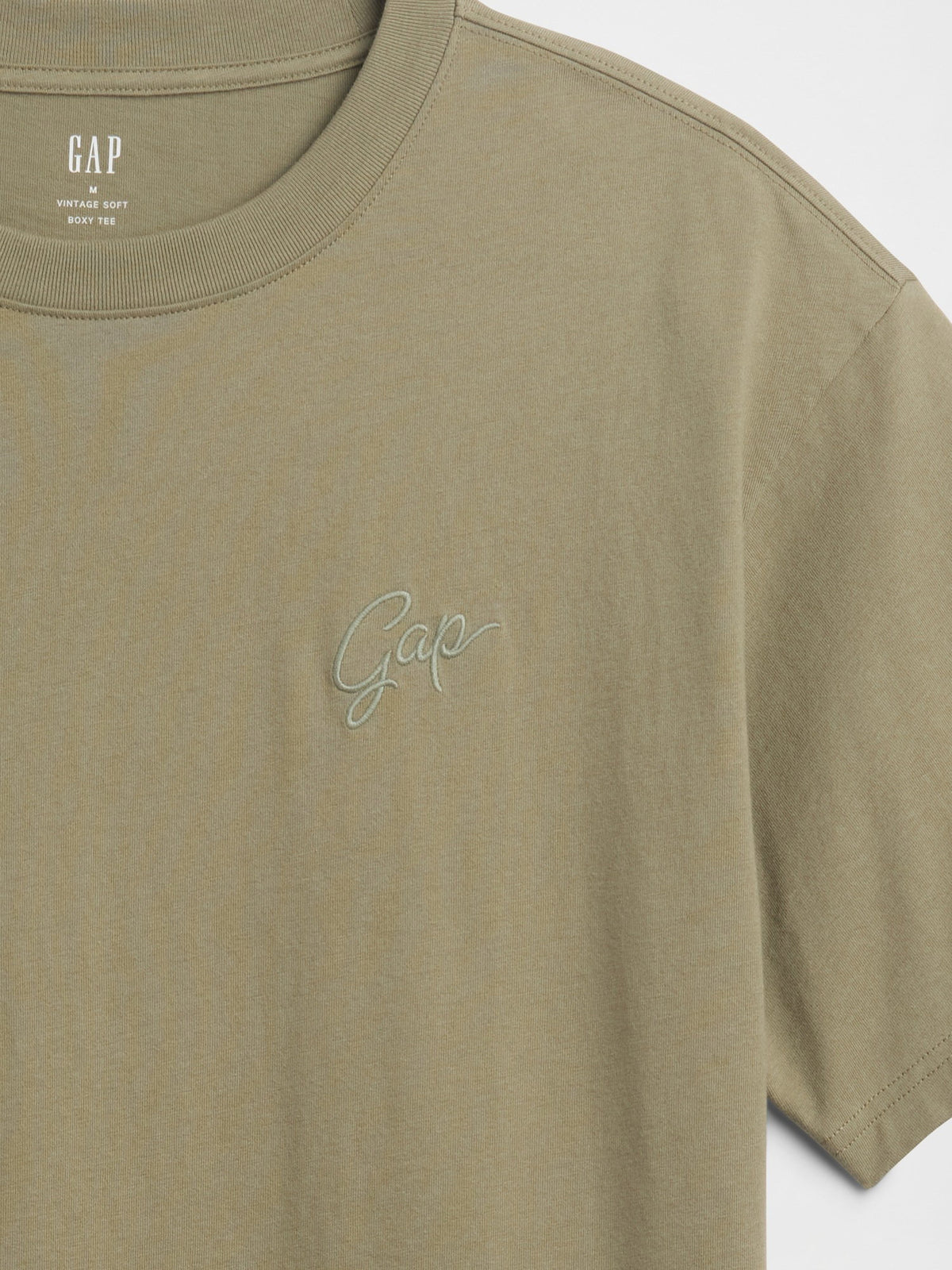 Haki Vintagesoft Boxy Gap Logo T-shirt