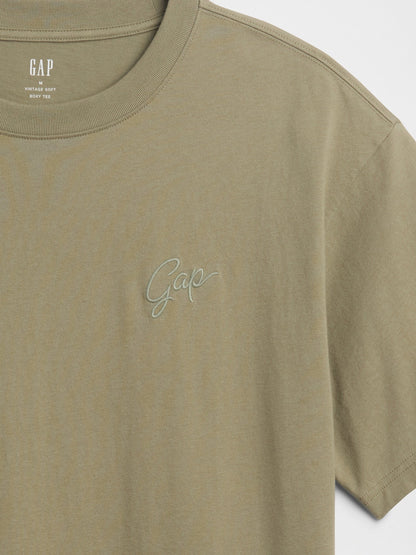 Haki Vintagesoft Boxy Gap Logo T-shirt
