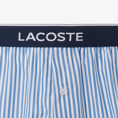 Lacoste Erkek 3'lü Mavi Boxer