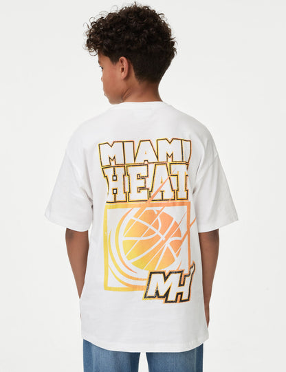 Nba Miami Heat T-shirt (6-16 Yaş)