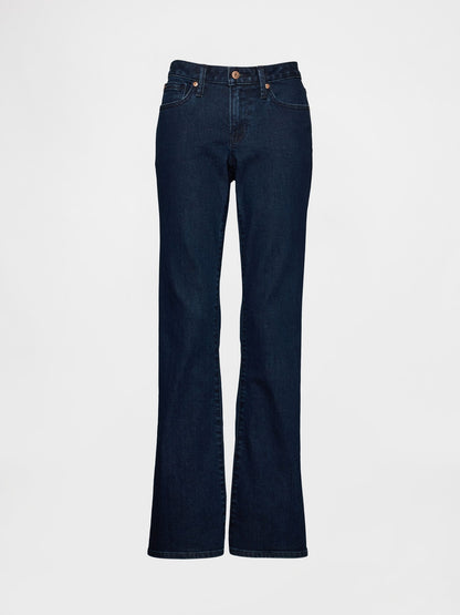 Lacivert Curvy Low Rise Long & Lean Jean Pantolon